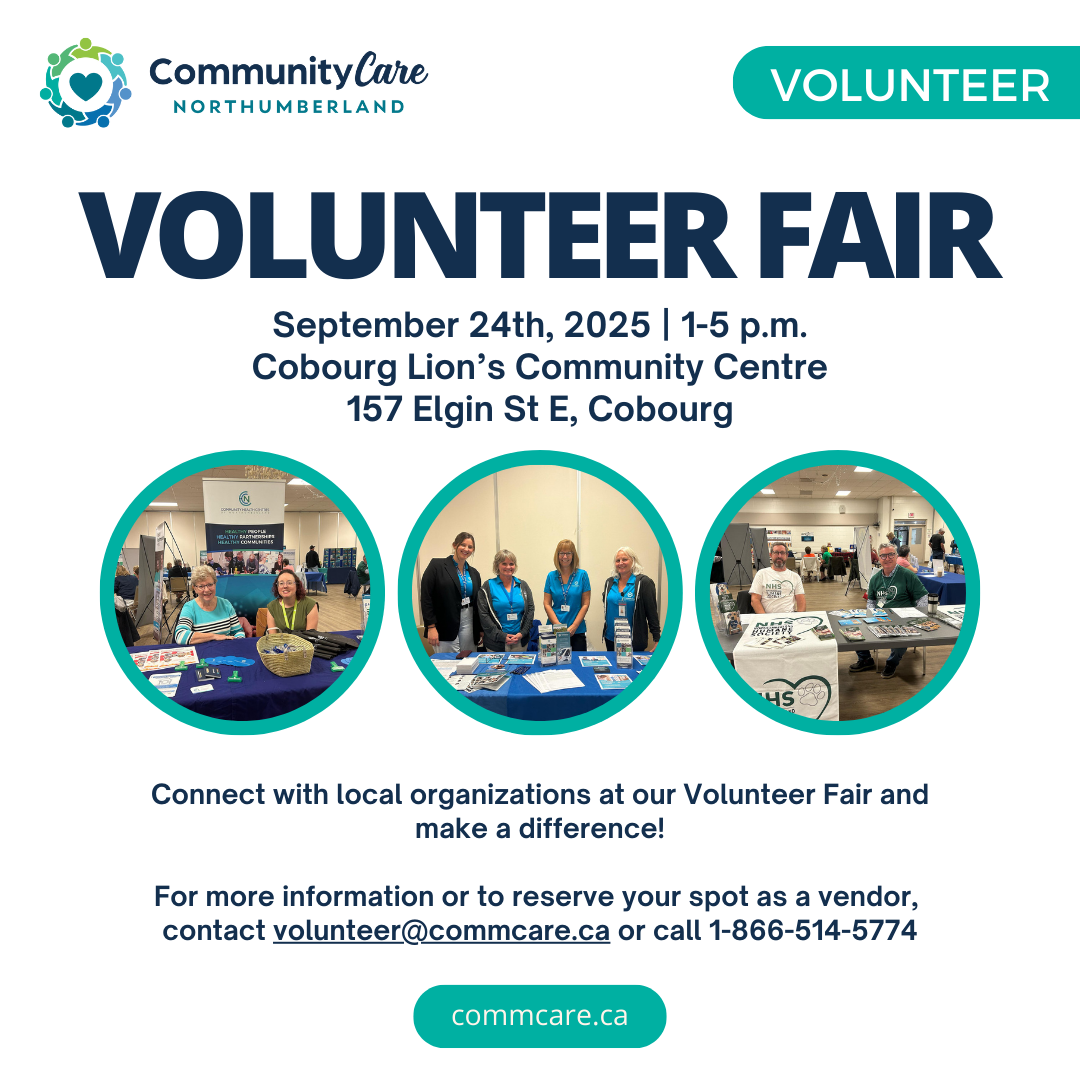 Discover Meaningful Ways to Give Back at the Northumberland Volunteer Fair!