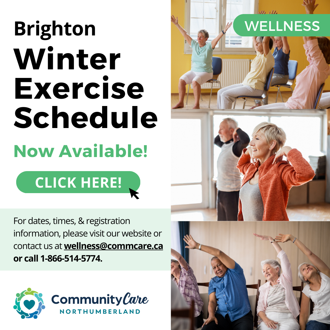 Brighton Winter Exercise Schedule Graphic - CC & Web